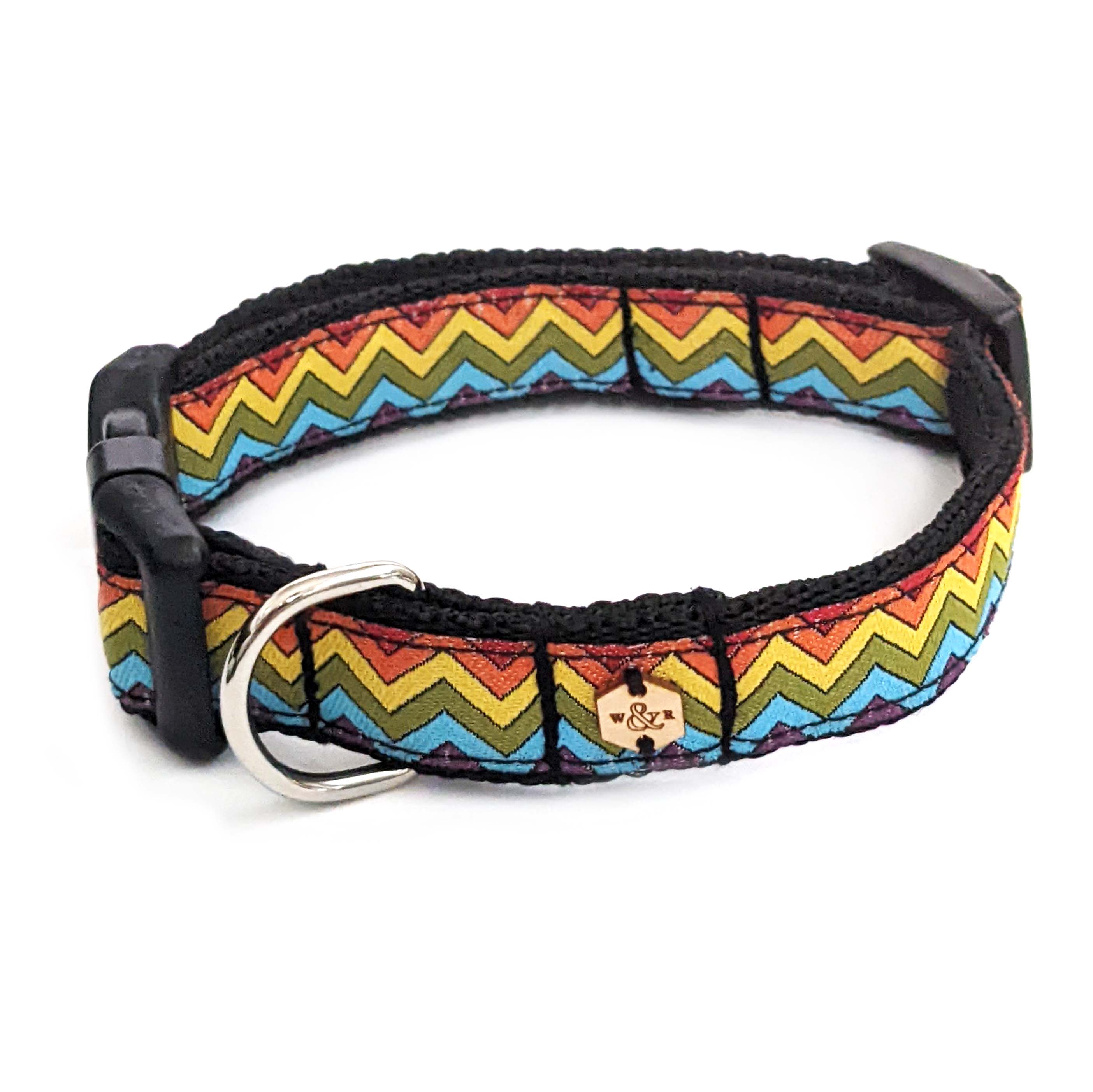 Dog rainbow deals collar