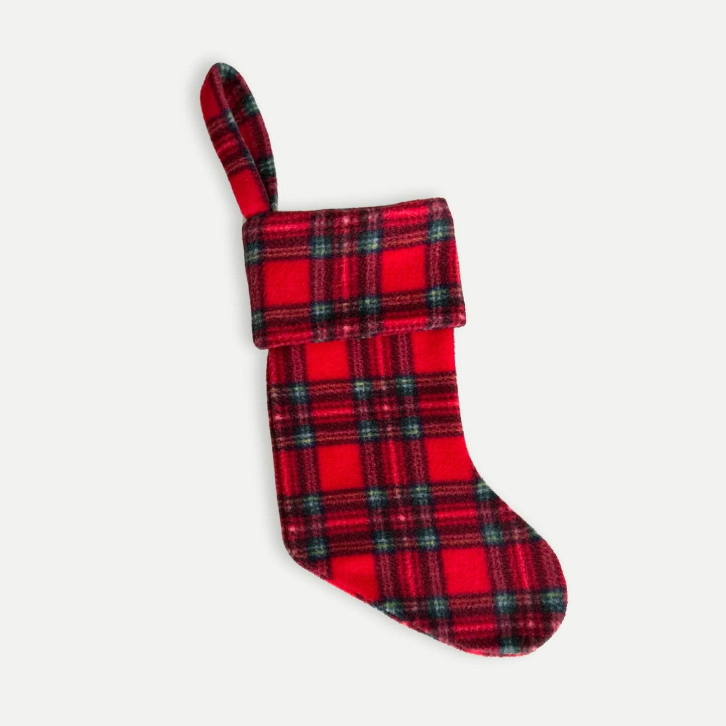 Wren & Rye Royal Stewart Highland Tartan Fleece Christmas Stocking
