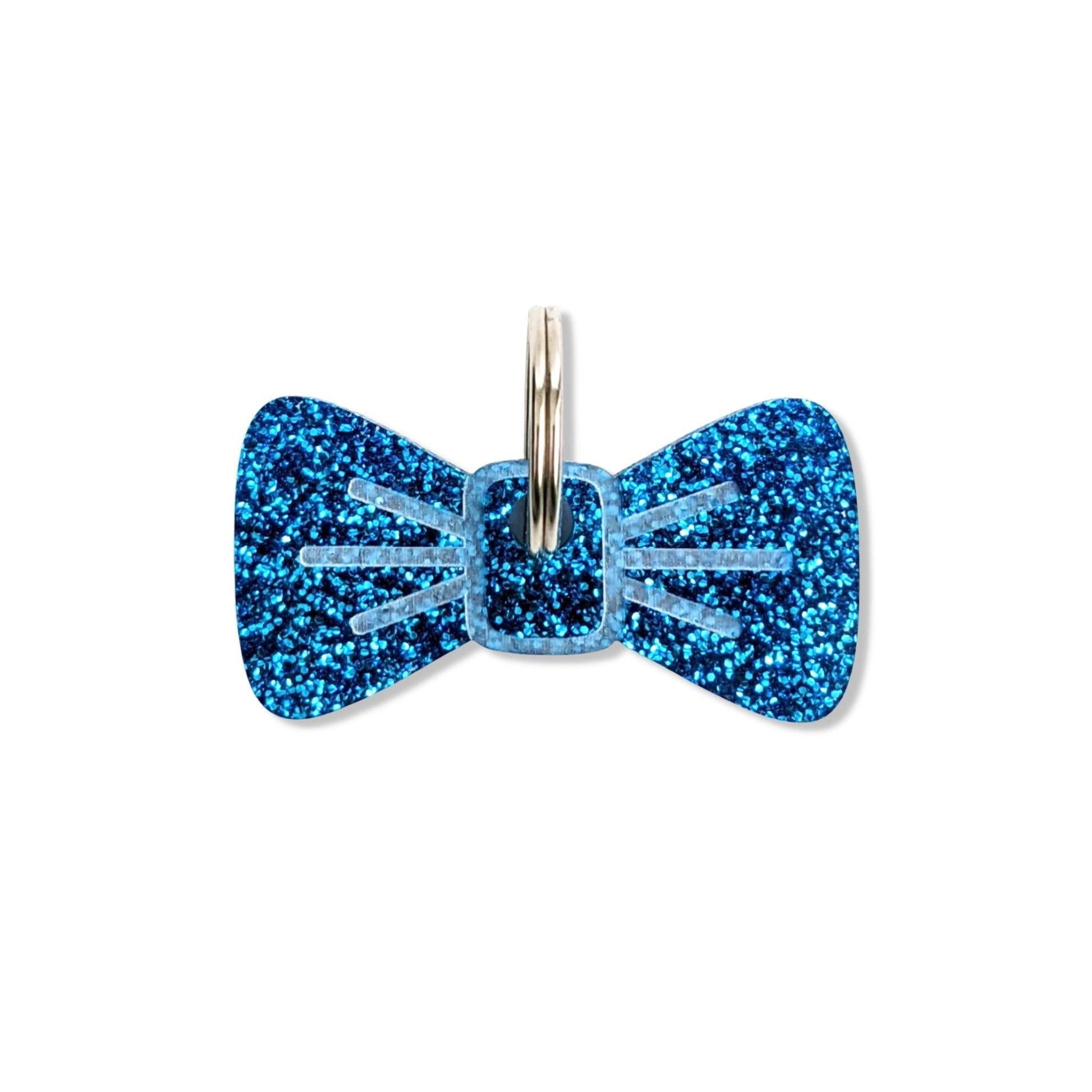 Wren & Rye Sapphire Glitter Mini BowDangle
