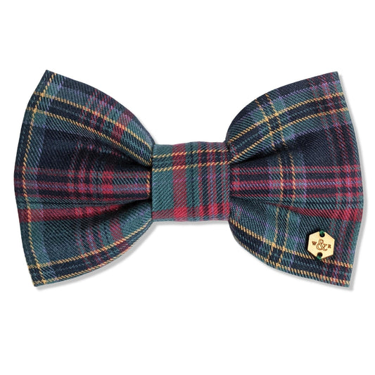 Wren & Rye Winter Tartan Dog Bow Tie